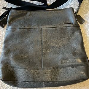 Coach Leather Crossbody Messenger Bag